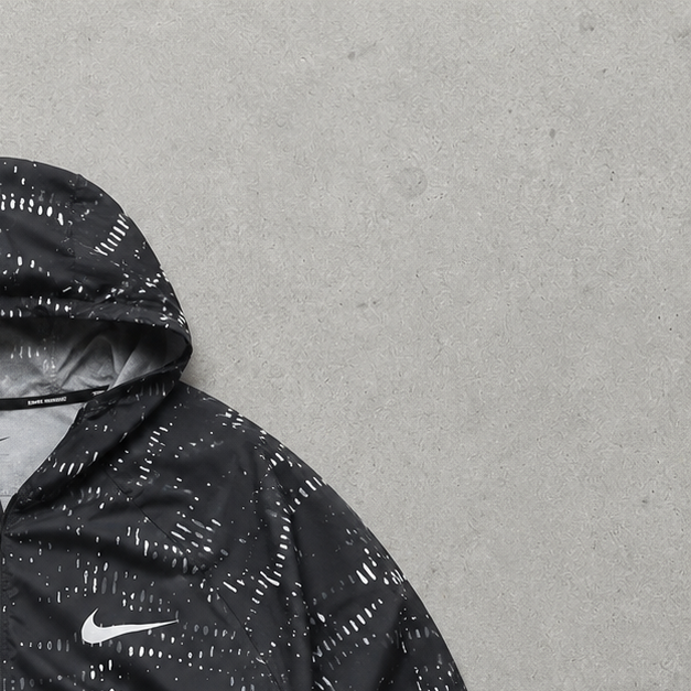 Nike Track Jacket Black, Bunt Rare (L)