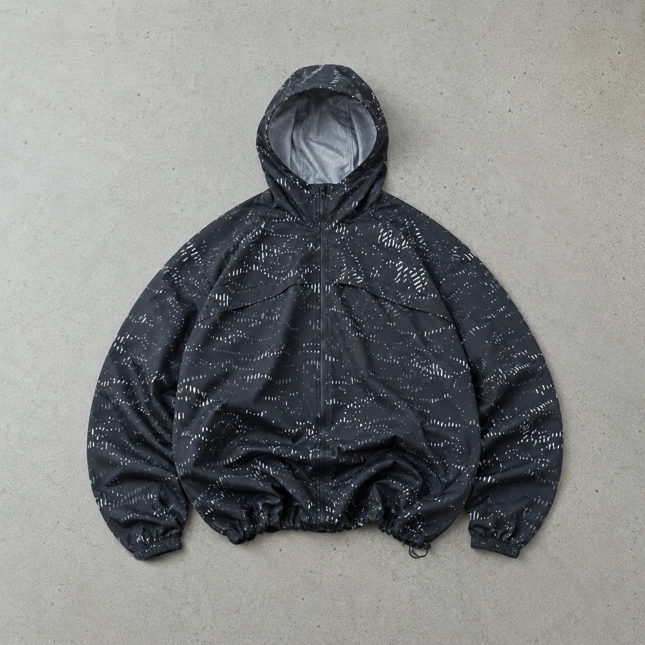 Nike Track Jacket Black, Bunt Rare (L)