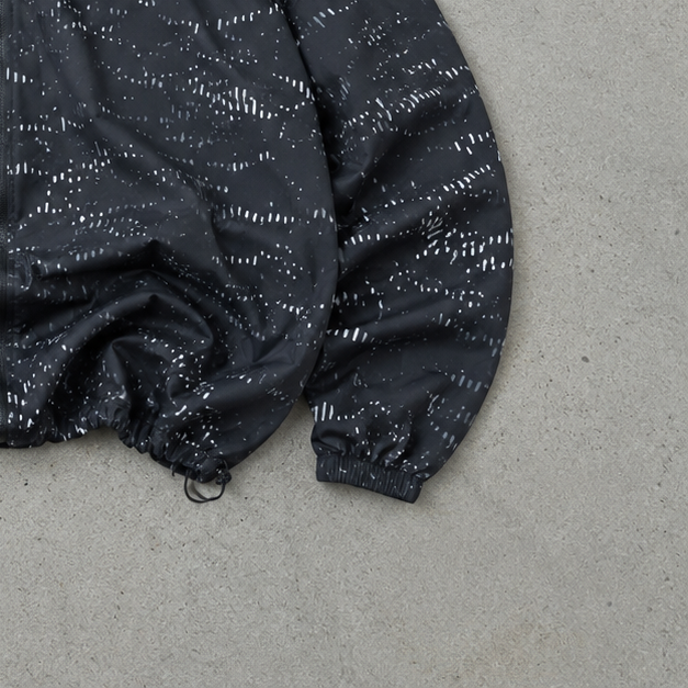 Nike Track Jacket Black, Bunt Rare (L)