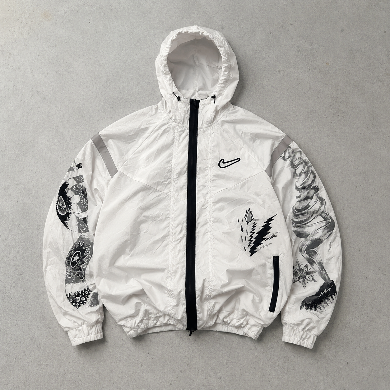 Nike Jacket White Rare (Size S)