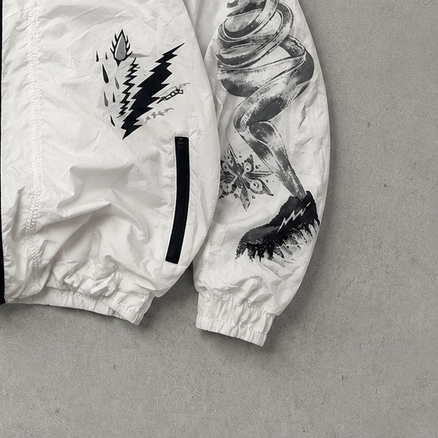 Nike Jacket White Rare (Size S)