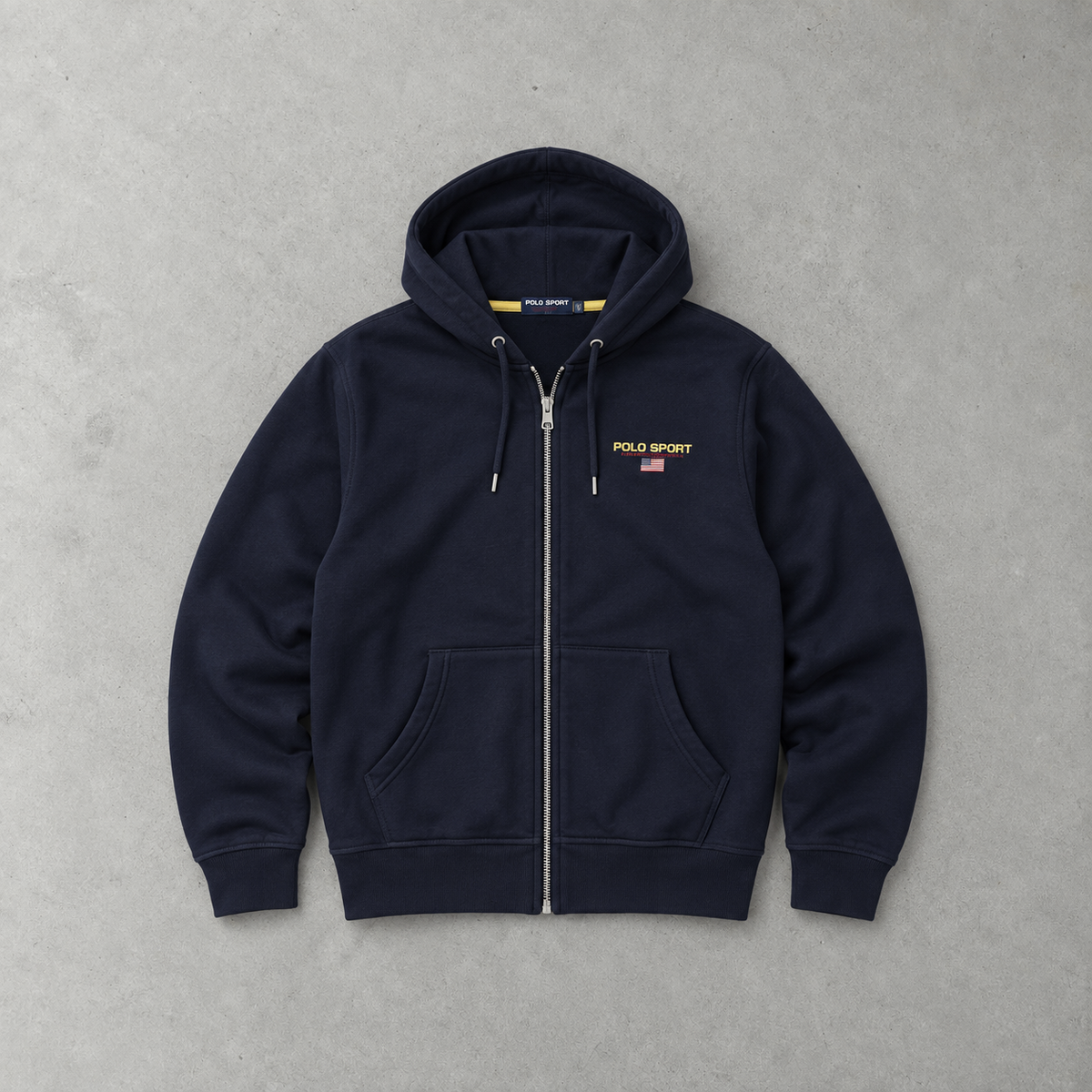 Y2K Ralph Lauren Hoodie Marineblau Rare (S)