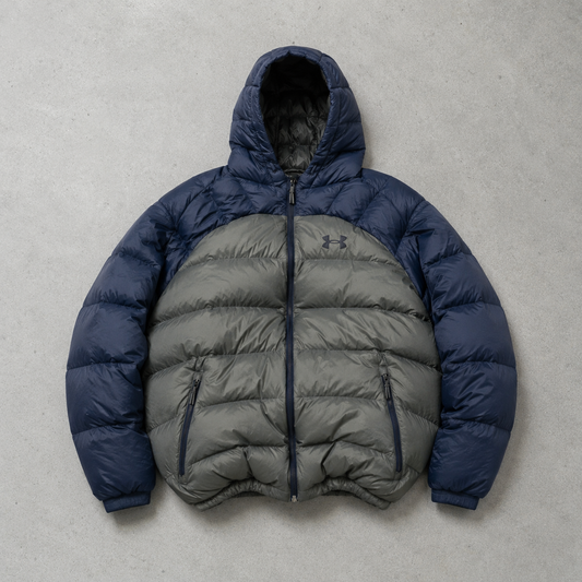 Under Armour Puffer Jacket Gray / Navy Limited (L)