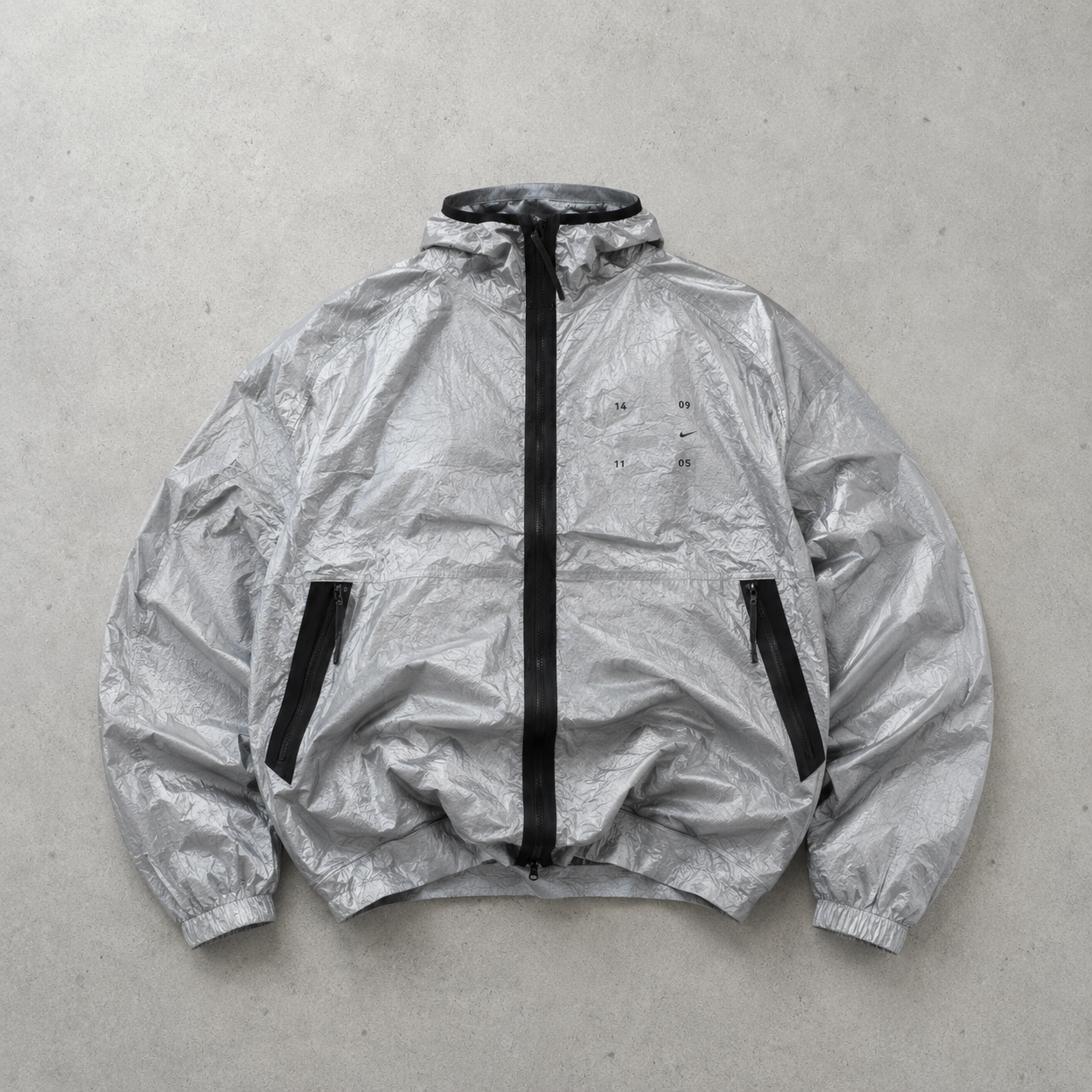 Nike Hoodie Grey, Silver Limited (L)