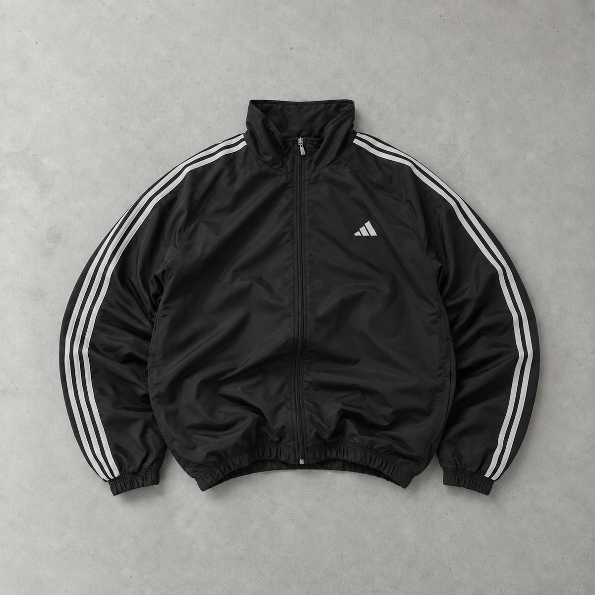Adidas Track Jacket Black/White Rare (M)