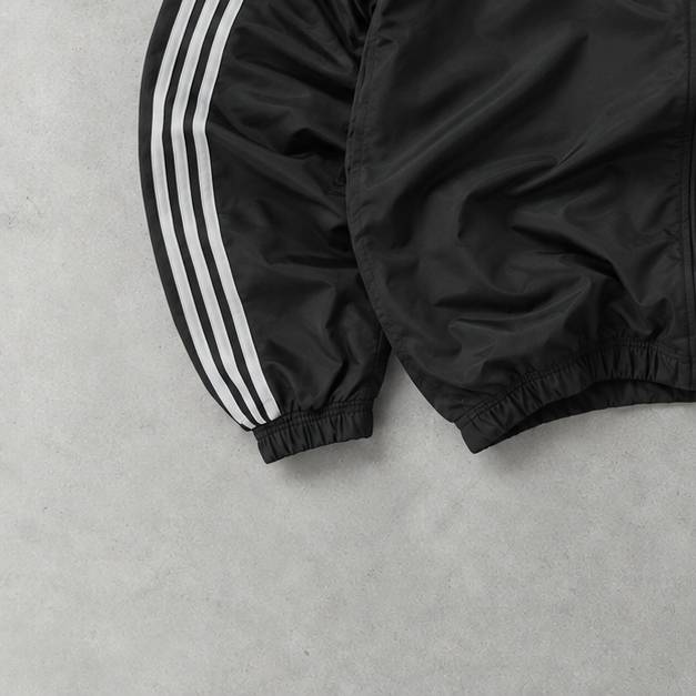 Adidas Track Jacket Black/White Rare (M)