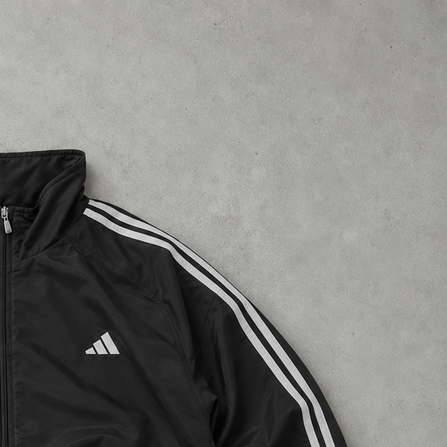 Adidas Track Jacket Black/White Rare (M)