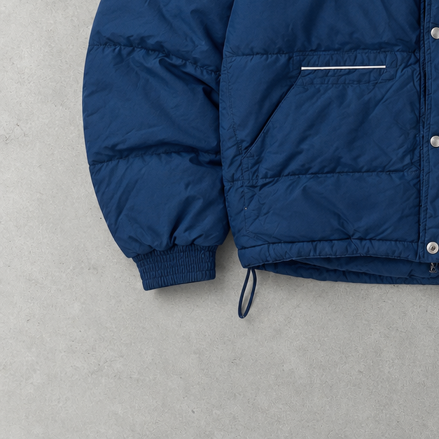 Doudoune Nike bleu marine rare (L) logo brodé