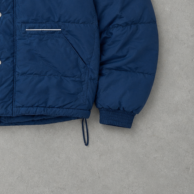 Doudoune Nike bleu marine rare (L) logo brodé