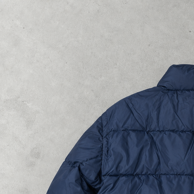 Doudoune Nike bleu marine rare (L) logo brodé
