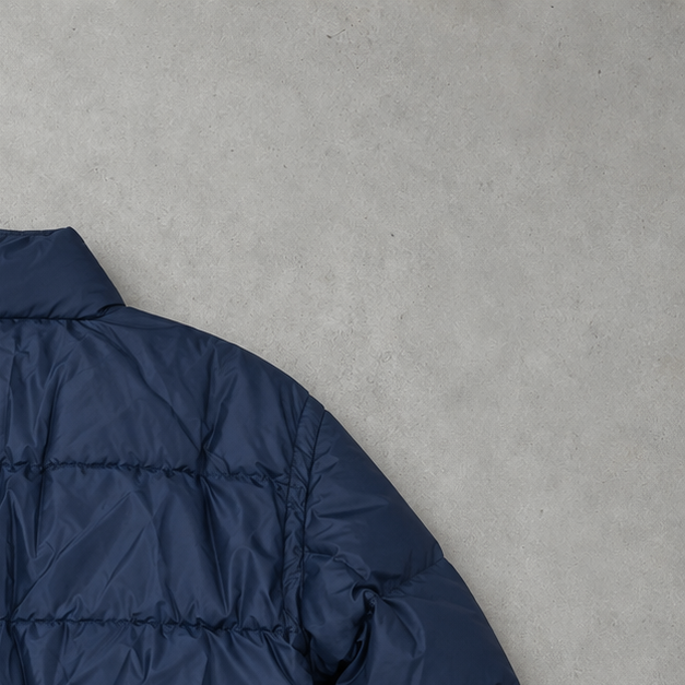 Doudoune Nike bleu marine rare (L) logo brodé