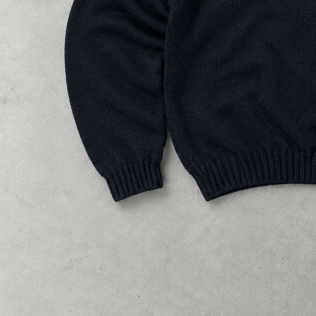 Ralph Lauren Sweater Schwarz Rare (L) Stitched Logo