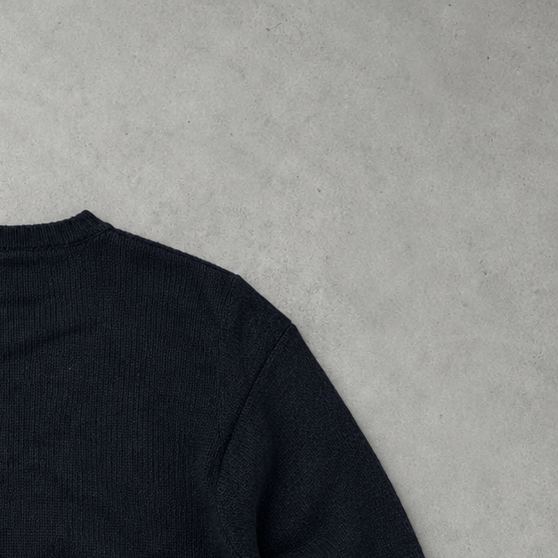 Ralph Lauren Sweater Schwarz Rare (L) Stitched Logo