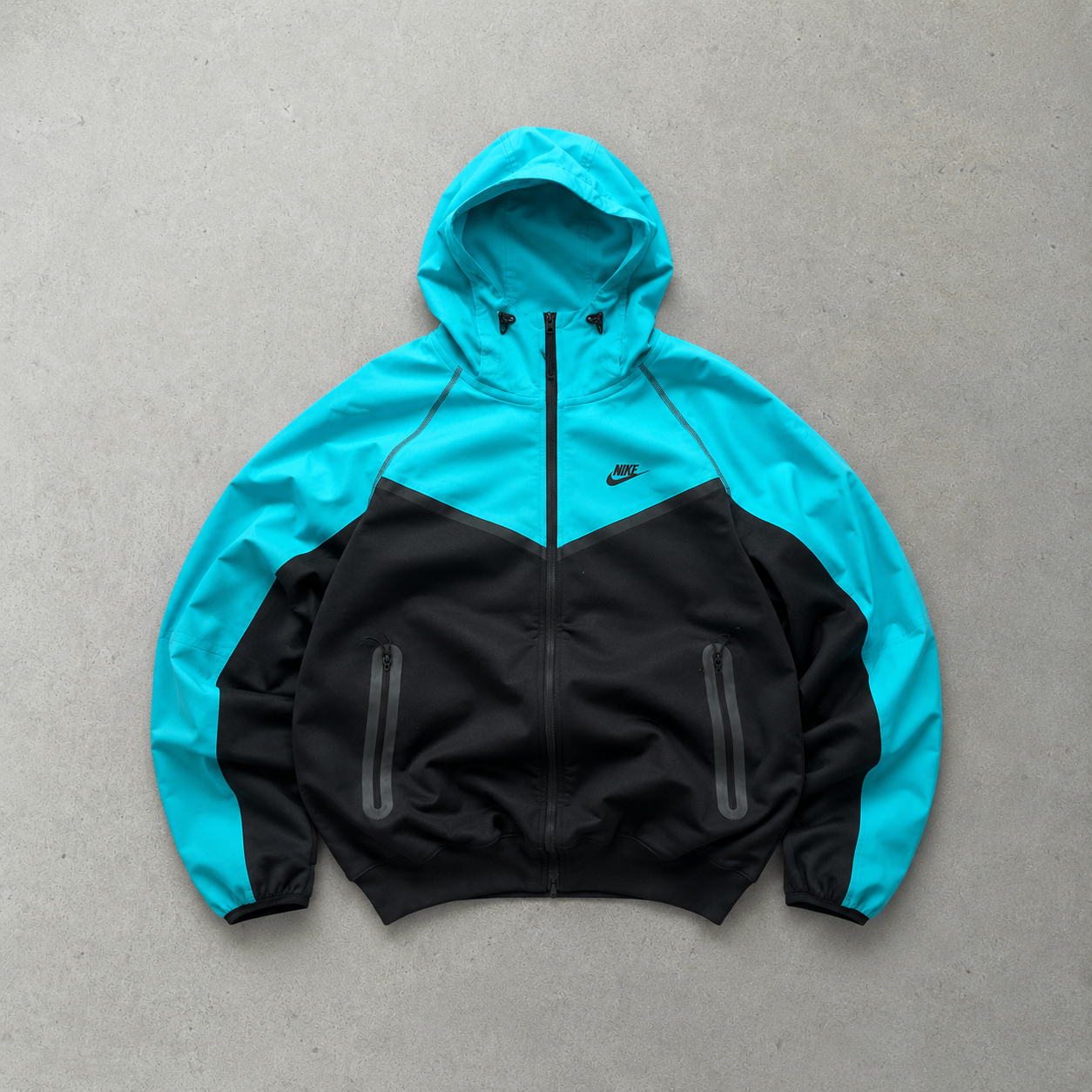 Nike Jacket Black, Turquoise Rare (S)