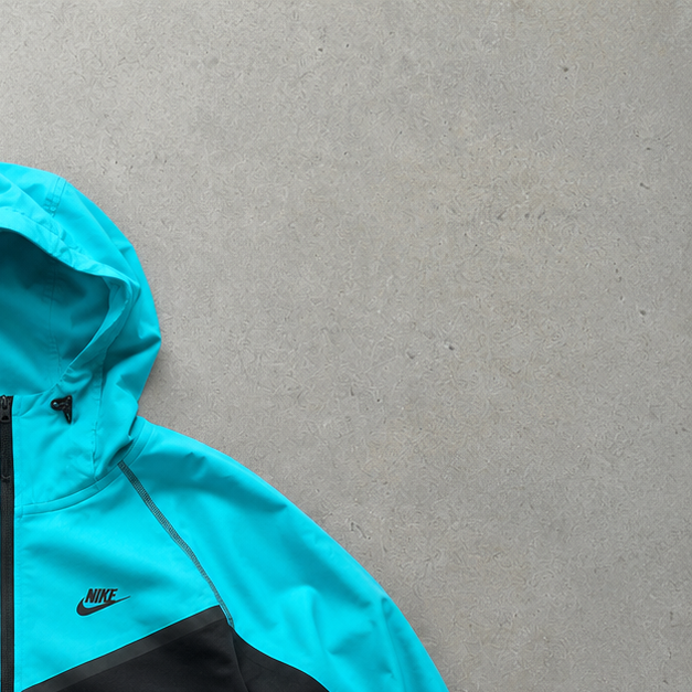 Nike Jacket Black, Turquoise Rare (S)