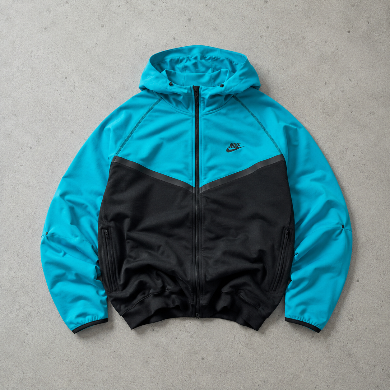 Nike Jacket Black, Turquoise Rare (S)