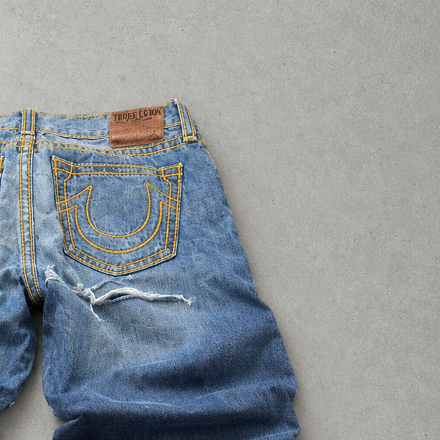 Y2K True Religion Bootcut Jeans Blue Limited (M)
