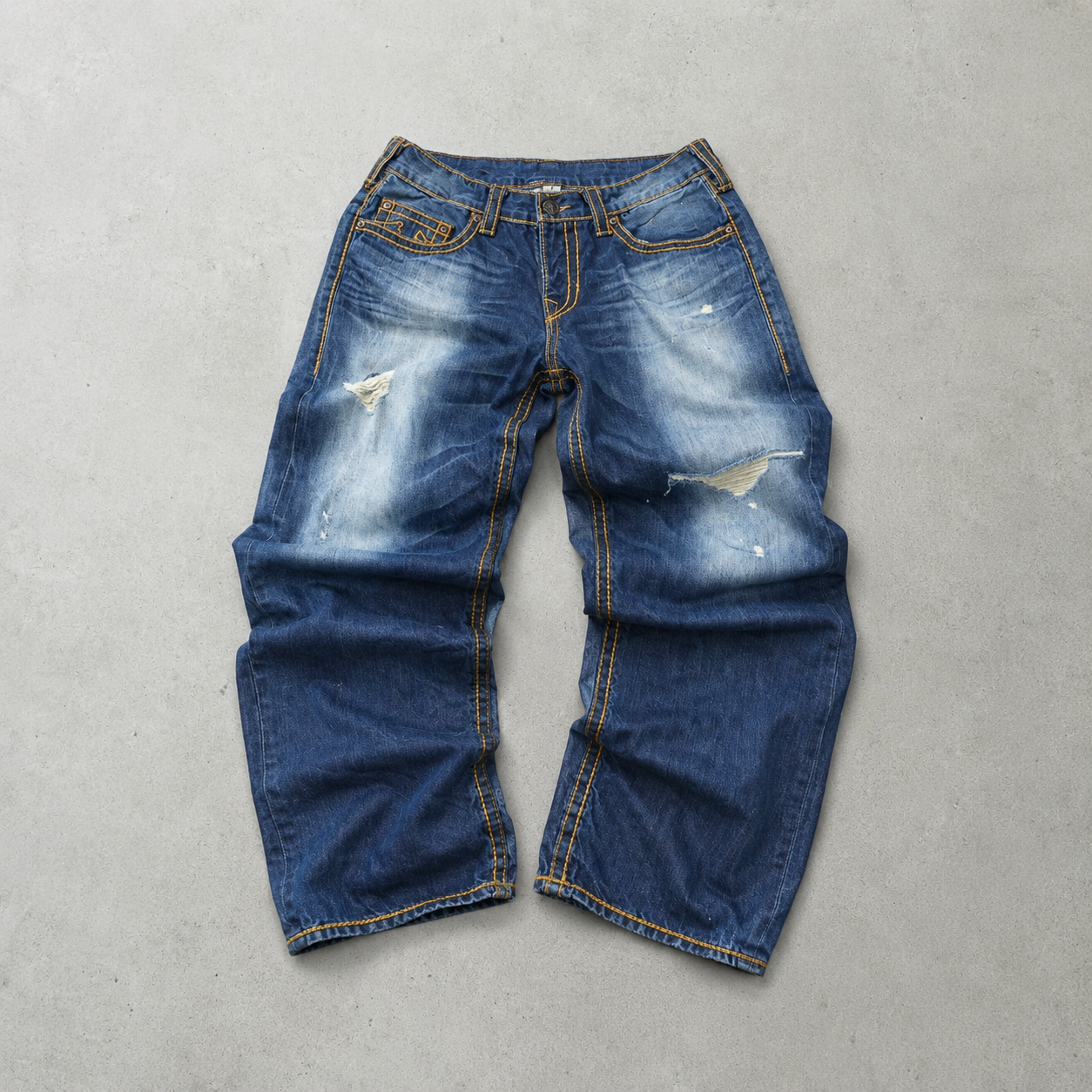 Y2K True Religion Bootcut Jeans Blue Limited (M)