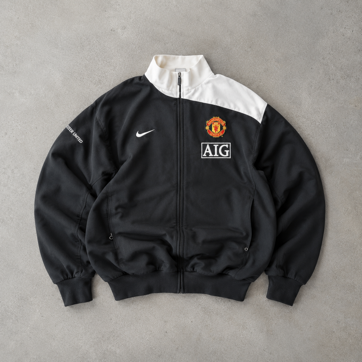 FC Barcelona Manchester United Vintage Nike Track Jacket Black, White Limited (S)