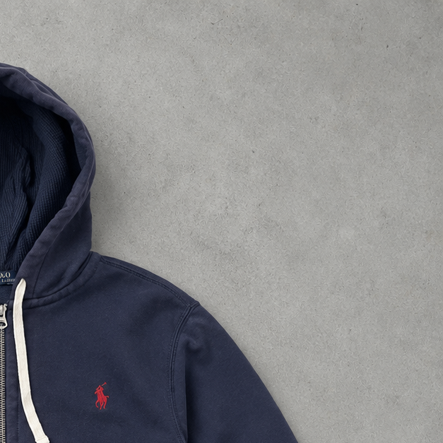 Ralph Lauren Hoodie Marineblau Rare (S)