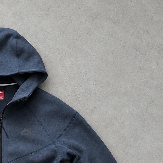 Nike Tech Fleece Jacket Marineblau Rare (M)