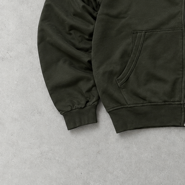 Polo Ralph Lauren Zip Sweater Dunkelgrün Rare (L)
