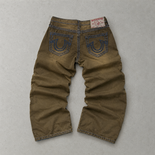 True Religion Jeans Khaki Rare (W35 | DE 50)