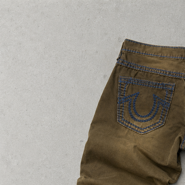 True Religion Jeans Khaki Rare (W35 | DE 50)