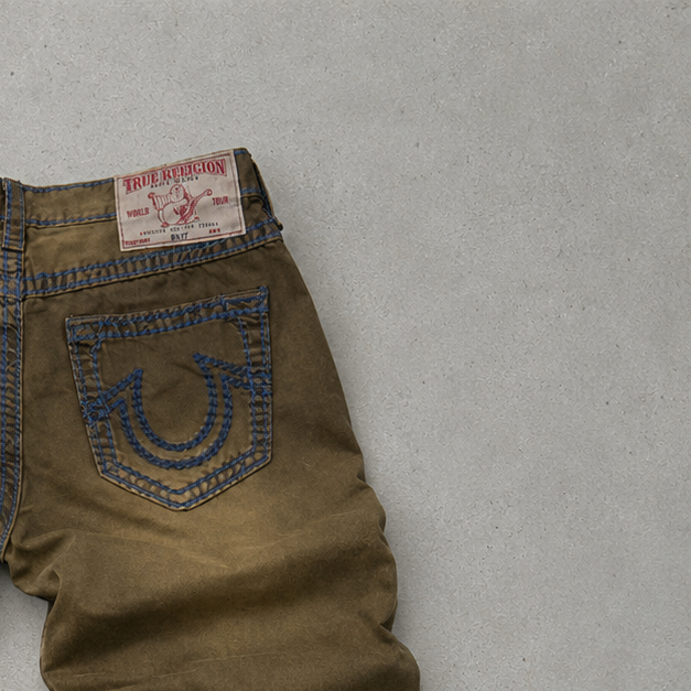 True Religion Jeans Khaki Rare (W35 | DE 50)