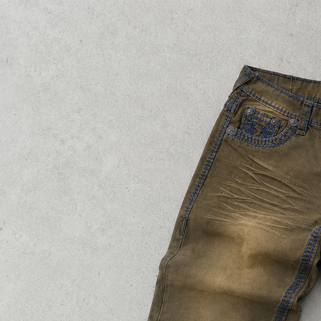 True Religion Jeans Khaki Rare (W35 | DE 50)