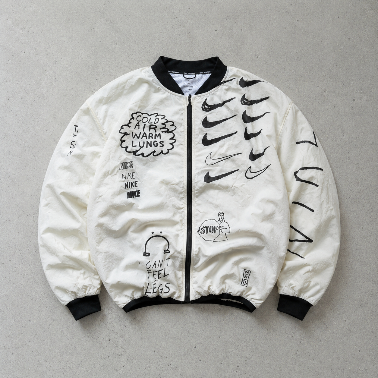 Nike Jacket White, Creme Rare (L)