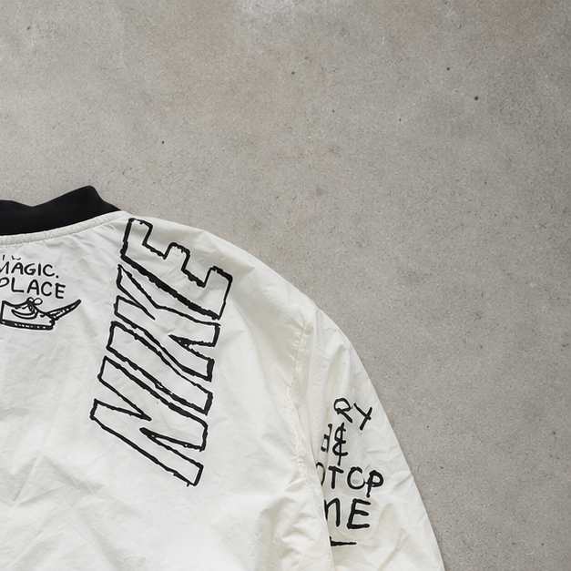 Nike Jacket White, Creme Rare (L)