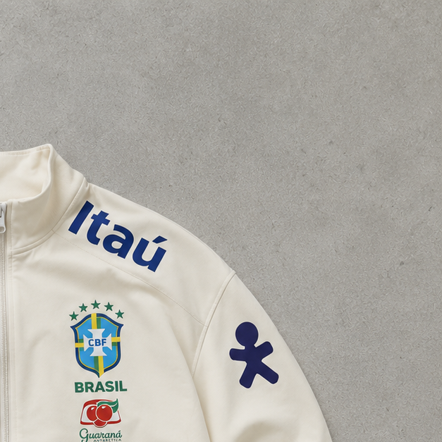 Brazil Nike Jacket Cream Rare (Size S)