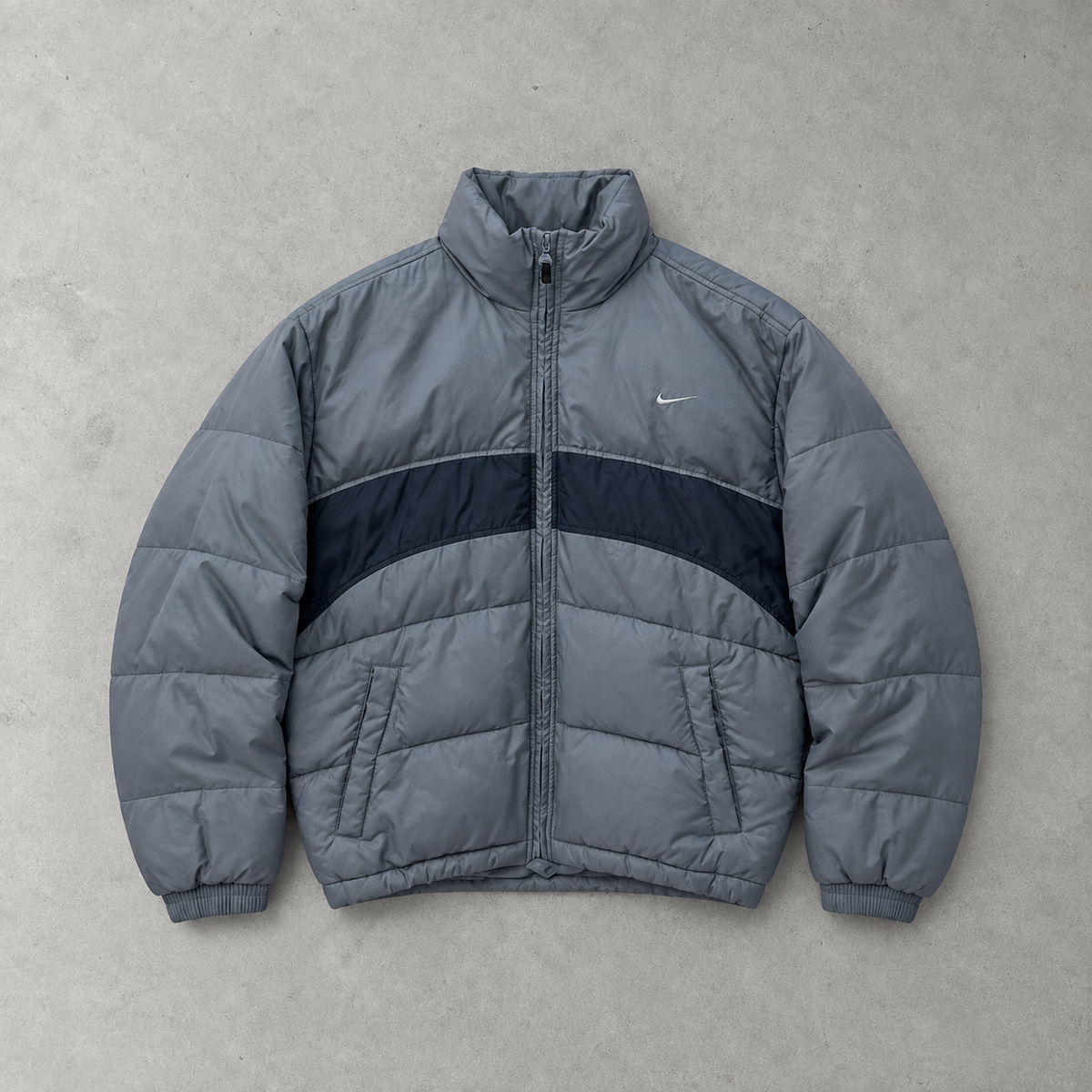 Nike Puffer Jacket Light Blue / Grey Rare (M)
