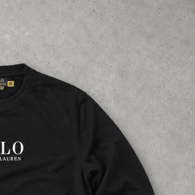 Polo Ralph Lauren Crewneck Sweater Schwarz Rare (XL)