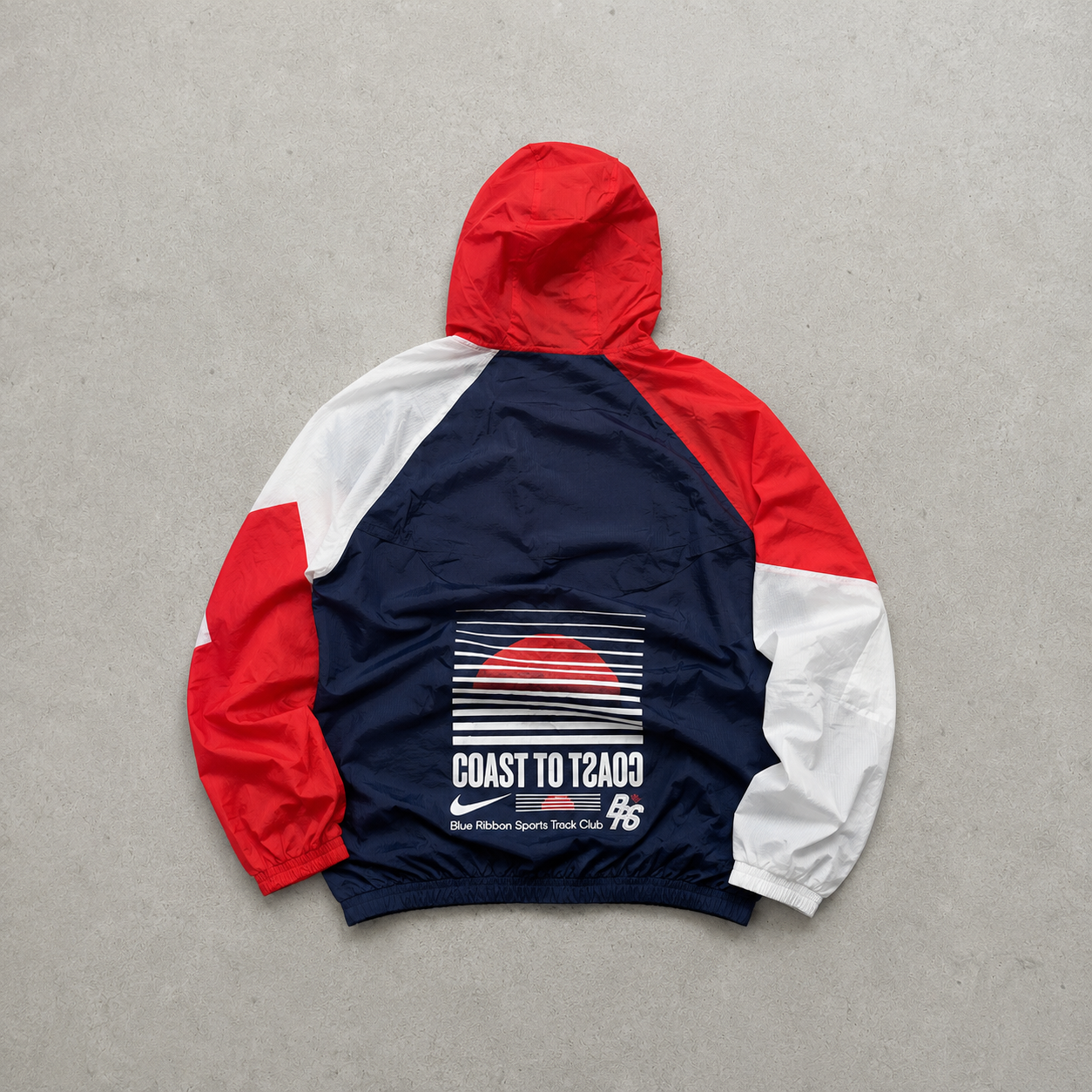 Nike Track Jacket Red, Blue Rare (L)