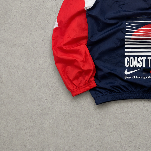 Nike Track Jacket Red, Blue Rare (L)
