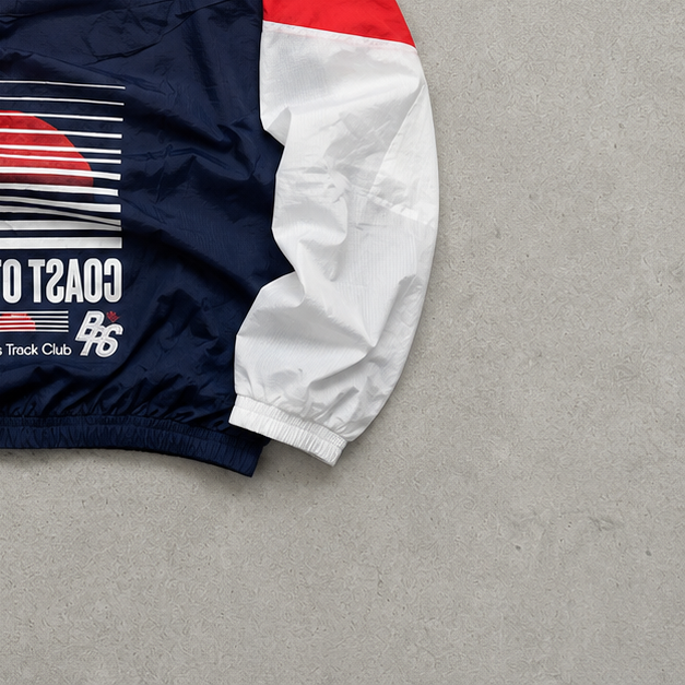 Nike Track Jacket Red, Blue Rare (L)