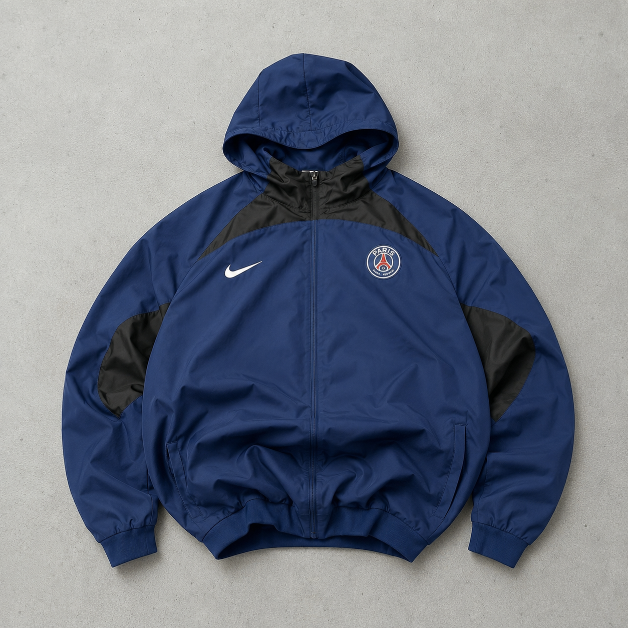 PSG Nike Windbreaker Marineblau, Black Rare (XL)