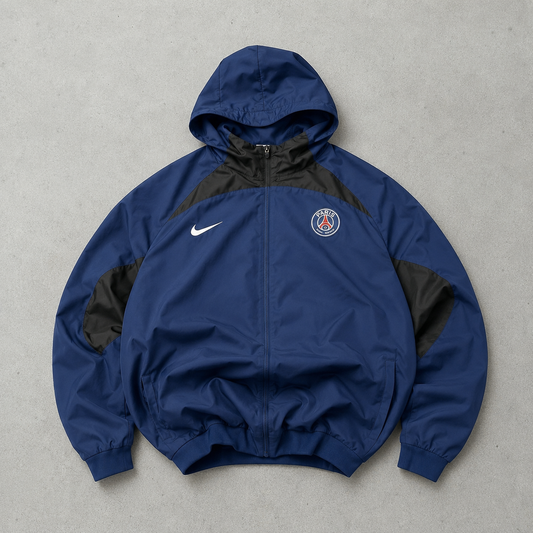PSG Nike Windbreaker Marineblau, Black Rare (XL)
