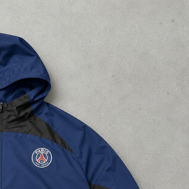 PSG Nike Windbreaker Marineblau, Black Rare (XL)