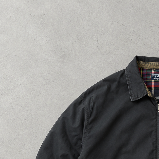 Ralph Lauren Harrington Jacket Schwarz Rare (XL)