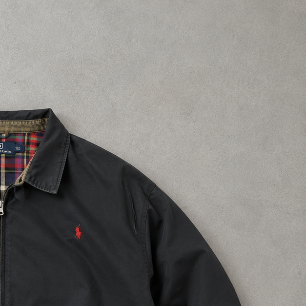 Ralph Lauren Harrington Jacket Schwarz Rare (XL)