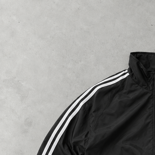 Adidas Track Jacket Black/Green Rare (M)