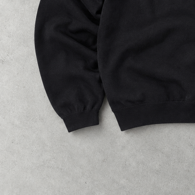 Y2K Polo Ralph Lauren V-Neck Sweater Schwarz Rare (XL) Stitched Logo