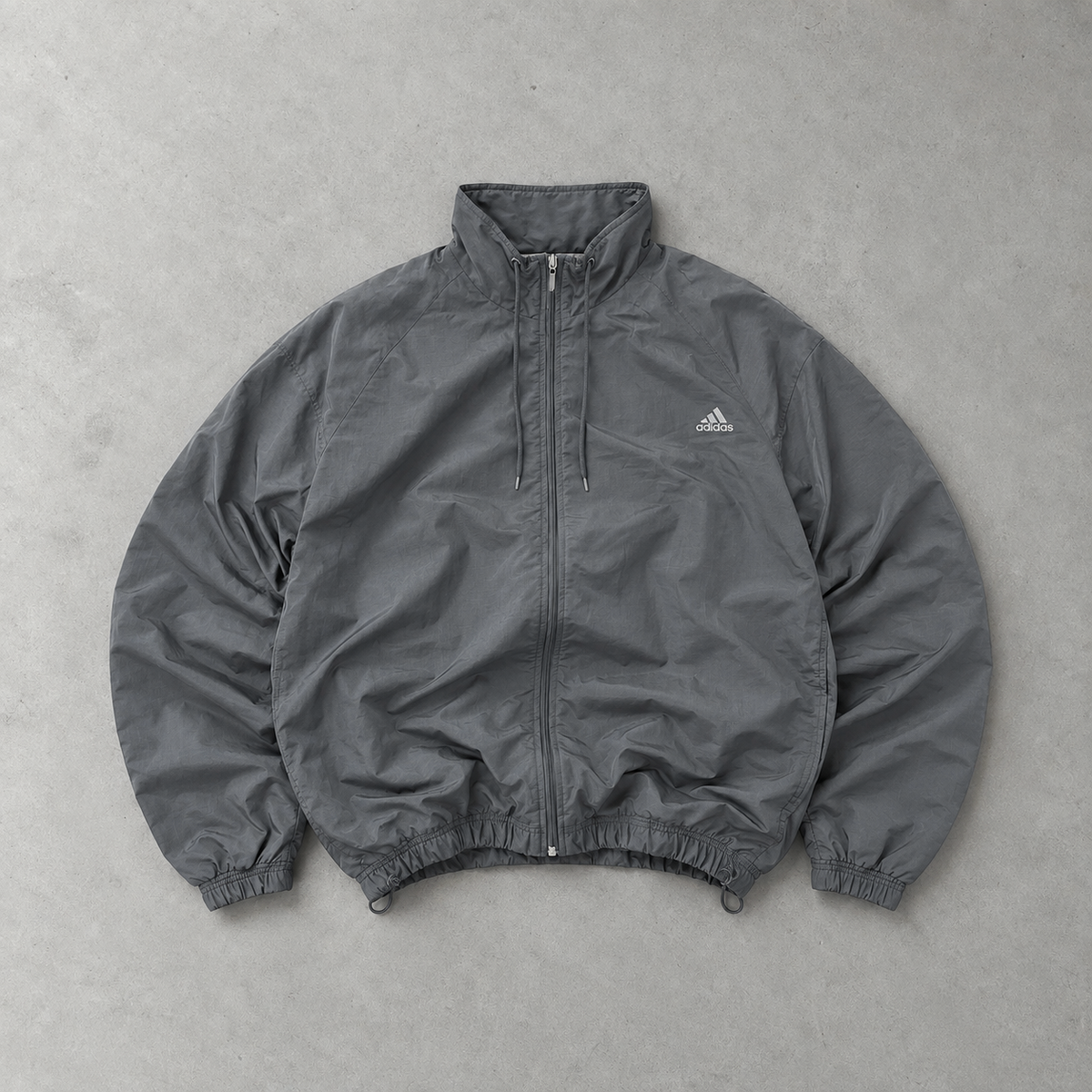 Vintage Adidas Trainingsjacke Grau Limited (M)