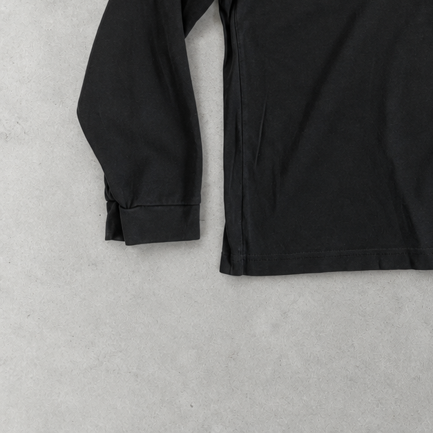 Ralph Lauren Sweatshirt Schwarz Stitched Logo Rare (XL)