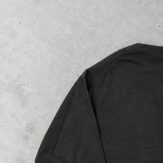 Ralph Lauren V-Neck Sweater Schwarz Rare (XL) Stitched Logo