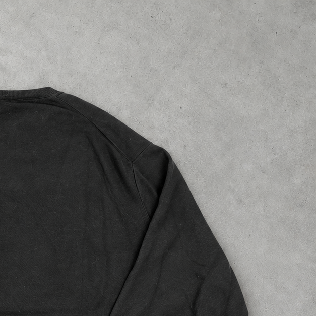 Ralph Lauren V-Neck Sweater Schwarz Rare (XL) Stitched Logo