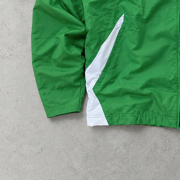90s Nike Track Jacket Grün, Weiß Limited Stitched Logo (M)